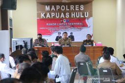 Bupati Kapuas Hulu minta aparat tingkatkan pengamanan saat Natal dan Tahun Baru