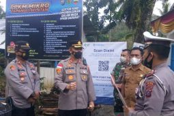 Sambut Natal - Tahun Baru, Kapolres Tapsel cek kesiapan Pos Pam Operasi Lilin