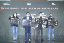 Pegadaian-BRI sinergi luncurkan Kartu Emas