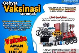 Hadiah motor dan door prize lainnya, Pemkab HSS dorong percepatan vaksinasi