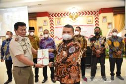 Lima bupati dan dua wali kota beserta wakilnya rapat koordinasi pemberantasan korupsi di Tapsel