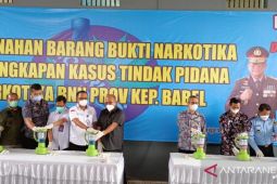 BNNP Babel amankan 2.079 gram sabu dan 1.156 ekstasi