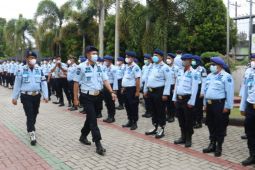 Apel siaga Kanwil Kemenkumham Sumut antisipasi gangguan kamtibmas jelang Natal dan Tahun Baru