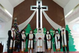 Ibadah Natal di GPIB Tanjung Pandan dibagi dua sesi