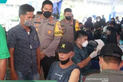 Kapolres Banjar: Vaksinasi siang malam kejar target 70 persen