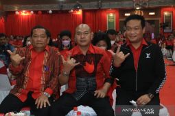Pesan Natal PDIP Sumut di Tarutung : Kader jangan arogan, teladani Yesus