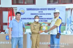 Pemkab Bangka Terima 125 Ton beras dari APTIN