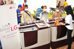LG bantu cuci pakaian gratis korban Semeru