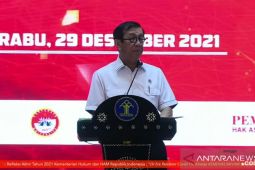 Menkumham paparkan  keberhasilan Kemenkumham selama 2021