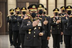 Enam perwira tinggi Polri naik pangkat, siapa saja?