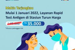 KAI: Harga tes antigen di stasiun diturunkan permudah penumpang