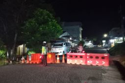 Dishub dan Satlantas Polres Belitung rekayasa lalu lintas saat malam pergantian tahun