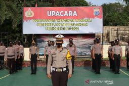 38 personel Polres Balangan naik pangkat