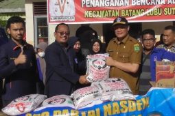 Peduli bencana, Partai Nasdem Palas bantu korban banjir bandang