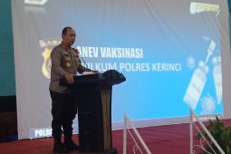 Kapolda sebut animo tinggi dan tidak ada penolakan vaksin di Kerinci