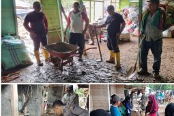Pemkab Palas bersihkan material banjir bandang