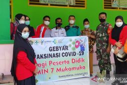 Kemenag Mukomuko gelar vaksinasi perdana anak 6-11 tahun