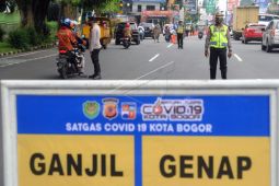 Pemberlakuan sistem ganjil genap di Kota Bogor