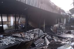 Polisi selidiki penyebab kebakaran Pasar Bululawang Malang