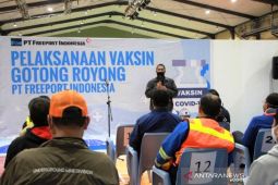 PTFI capai target 89,87 persen vaksinasi COVID-19, dorong pencapaian produksi 2021