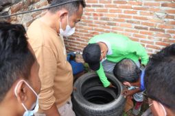 Kasus DBD tinggi, Wabup Pringsewu tinjau rumah warga di Pekon Tambahrejo