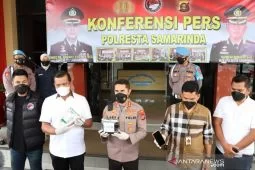 Polresta Samarinda amankan tiga pelaku pengedar dua kilogram sabu