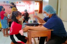 Polres Tabanan salurkan ratusan dosis vaksin anak 6-11 tahun