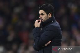 Pelatih Arsenal Mikel Arteta sebut anak asuhnya tampil mengecewakan lawan Wolves