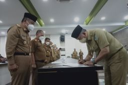 Penandatanganan perjanjian kinerja Wali Kota Jambi harap OPD tingkatkan performa