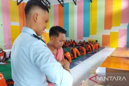 50 WBP Lapas Kelas IIA Gorontalo jalani tes urine