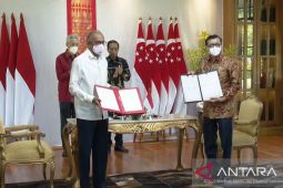 Menkumham tandatangani perjanjian ekstradisi Indonesia-Singapura