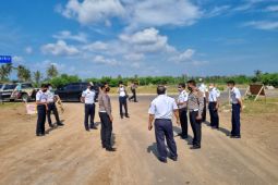 Aparat gabungan cek lokasi pos pengamanan MotoGP Sirkuit Mandalika