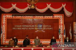 DPRD Babel Paripurna penutupan masa sidang I