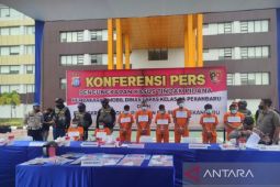 Delapan pembakar mobil dinas Lapas Pekanbaru ditangkap