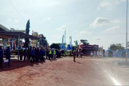 Disnaker Babel meriahkan Bulan K3 dengan apel bersama