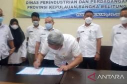 Tujuh Hasil Rakorwasdal Industri Disperidag Se-Babel,  Ditandatangani Bersama