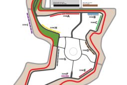 Tempat duduk bagi  penonton MotoGP Mandalika di tribun sesuai warna tiket