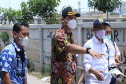 BBWSCC tinjau lokasi drainase JORR II penyebab luapan di  Benda, KotaTangerang