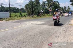Jalan negara di Aceh Timur rusak akibat banjir