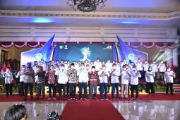 Pelantikan HIPMI, Bupati Muhdlor ajak kaum muda bantu percepat pemulihan ekonomi