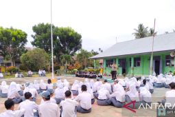 Polres Mukomuko sosialisasikan Undang-Undang Lalu Lintas di sekolah