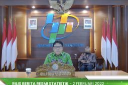 BPS catat jumlah kunjungan wisman sepanjang 2021 capai 1,56 juta