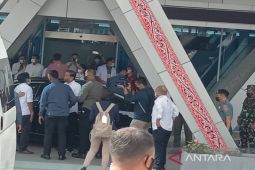 Sesaat di Silangit Tapanuli Utara, Jokowi meluncur ke Toba