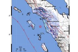 Gempa bumi  tektonik dangkal dirasakan di Mandailing Natal Sumut