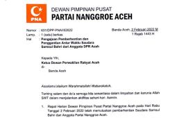 PNA usulkan PAW dua anggota dari DPRA