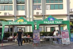 Kegiatan Pasar Tani Belitung bukukan transaksi sebesar Rp21 juta
