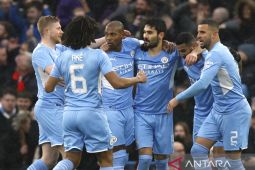 Piala FA - Manchester City hancurkan Fulham 4-1 di Etihad Stadium