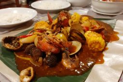 "Seafood Tumpah" kuliner  di Sambas