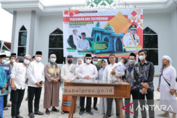Gubernur Babel: Masjid Alifatunnisasarana meningkatkan keimanan umat dan syiar islam