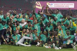 Rakyat Sinegal rayakan keberhasilan menjuarai Piala Afrika